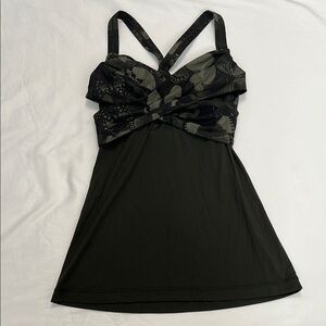 Lululemon Wrap It Up Tank Butterfly Fatigue Size 4